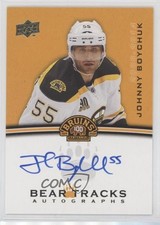 2023-24 Upper Deck Boston Bruins Centennial Bear Tracks Johnny Boychuk Auto 2vh