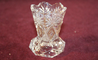 EAPG Toothpick Holder SHASHONE Pattern US Glass 1896