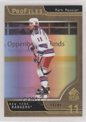 2020 SP Signature Edition Legends Profiles Gold 11/49 Mark Messier #P-5 HOF 7ie