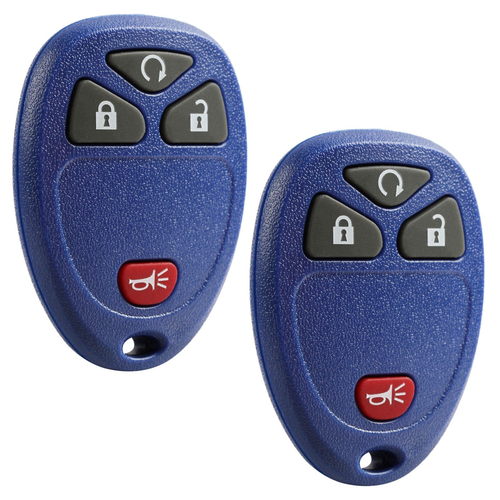 2 Key Fob Remote for 2005 2006 2007 2008 2009 2010 GM KOBGT04A Navy Blue