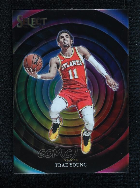 2023-24 Panini Select Color Wheel Trae Young #9 19fe