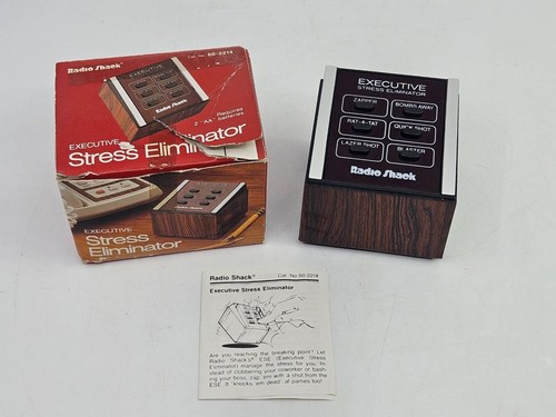 Vtg 60-2214 Radio Shack Executive Stress Eliminator Electronic Sounds See Video