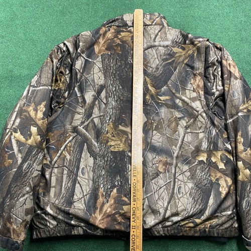 Vintage Realtree Camo Jacket Mens 2XL Brown Camouflage Remington Hunting Coat - Picture 8 of 9