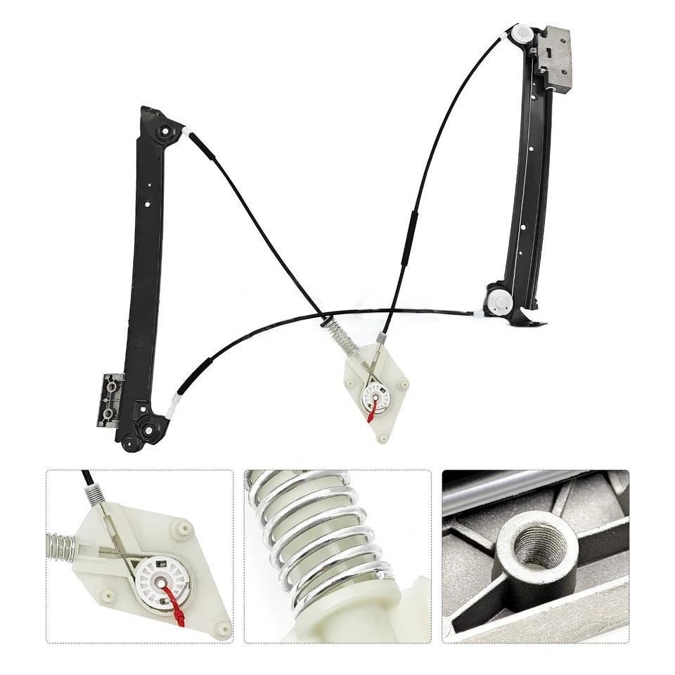 Bentley Continental GT 2003-2007 Front Right Window regulators Set P/N 3W0837402J