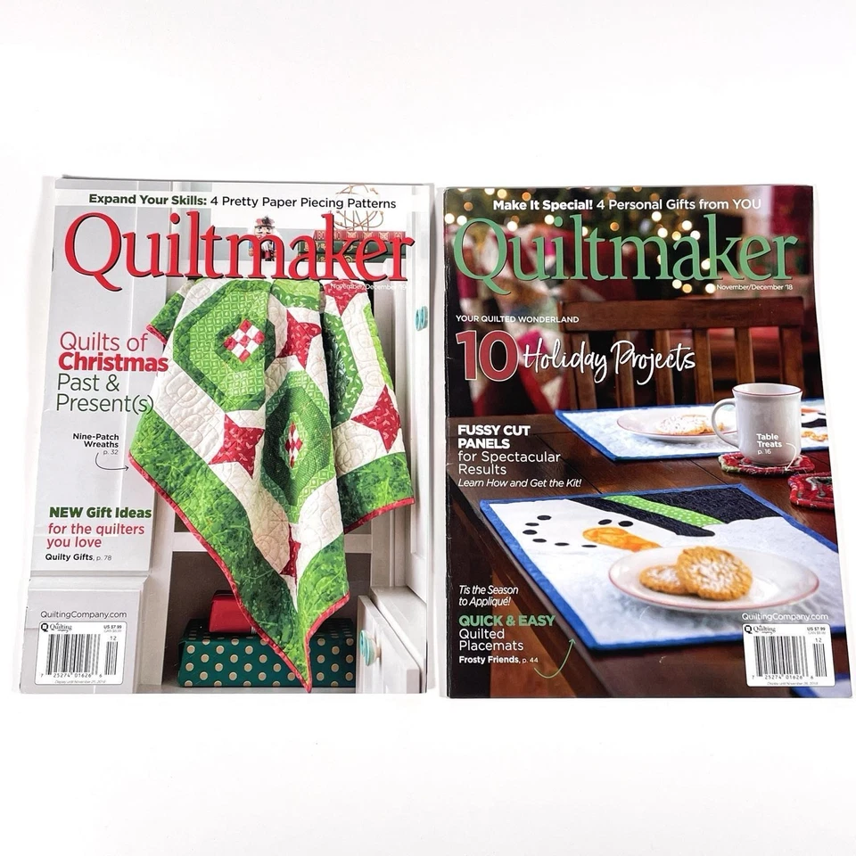 Lot of 18 Quiltmaker Magazines With Patterns! VERY GOOD 2012-2019 - Image 3 of 4