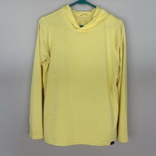 Patagonia Capilene Cool Daily Hoody Womens Medium Yellow Long Sleeve 45315