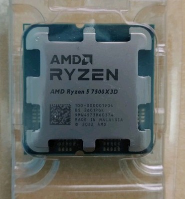 AMD Ryzen 5 7500X3D 6-Core (12-Thread) 4.0-4.5GHz Socket AM5 CPU - 96MB L3 Cache