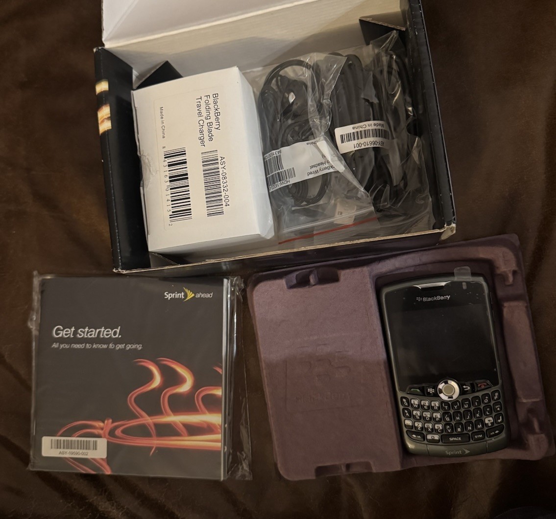 BlackBerry Curve 8330 - 96 MB - Gray (Sprint) for sale online | eBay