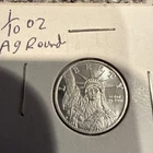 1/10 oz Silver Round Statue of Liberty Design Money Metals Exchange
