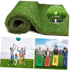  Artificial Grass for Pet Dogs 4' x 6', Thick Synthetic Fake Grass Turf with 
