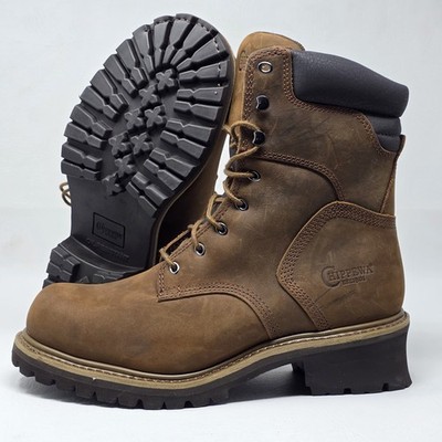 Chippewa Men's Size 11.5 XW Hador 8'' Steel Toe Insulated Logger Boot Style 55025