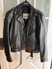 VTG Open Road Leather Biker Jacket Black. Siz...