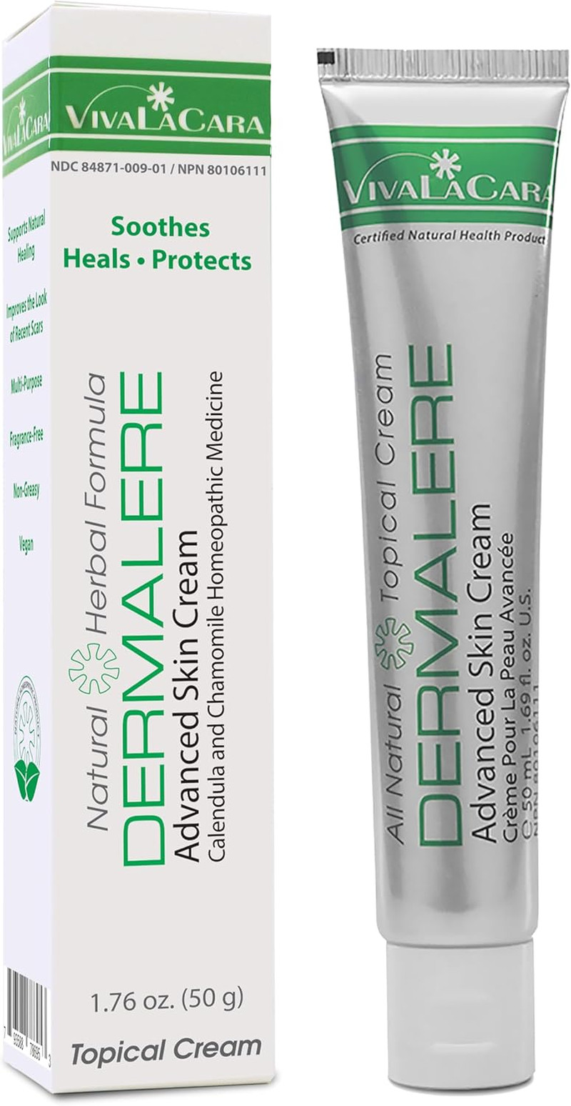 Dermalere Advanced Skin Cream - Natural Homeopathic Formula 