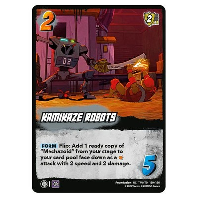 Universes Teenage Mutant Ninja Turtles Kamikaze Robots (Uncommon) TMNT01-159