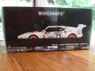 Minichamps 1:18 BMW M1 München v. Bayern Oberndorfer Danner 24H Le Mans 1981