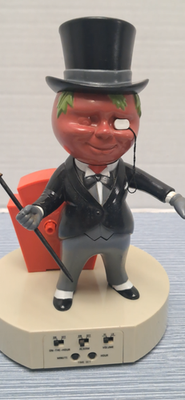 HEINZ TOMATO MAN Vintage Advertising Alarm Clock Mr Aristocrat | eBay