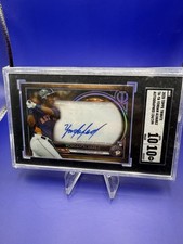 🔥 2020 Yordan Alvarez Rookie ON CARD AUTO Topps Tribute /199 SCG 10/10