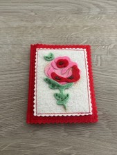 CATH KIDSTON FLORAL FELT NEEDLE CASE - RARE