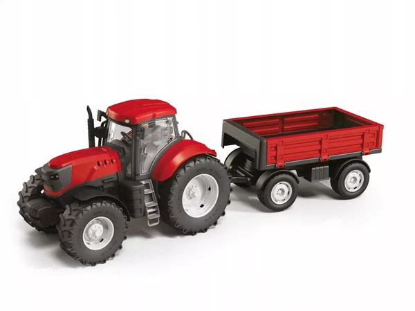 8002936132307 Traktor DLA Dzieci Czerwony Z PrzyczepĄ Skala 1:16 Adriatic-image