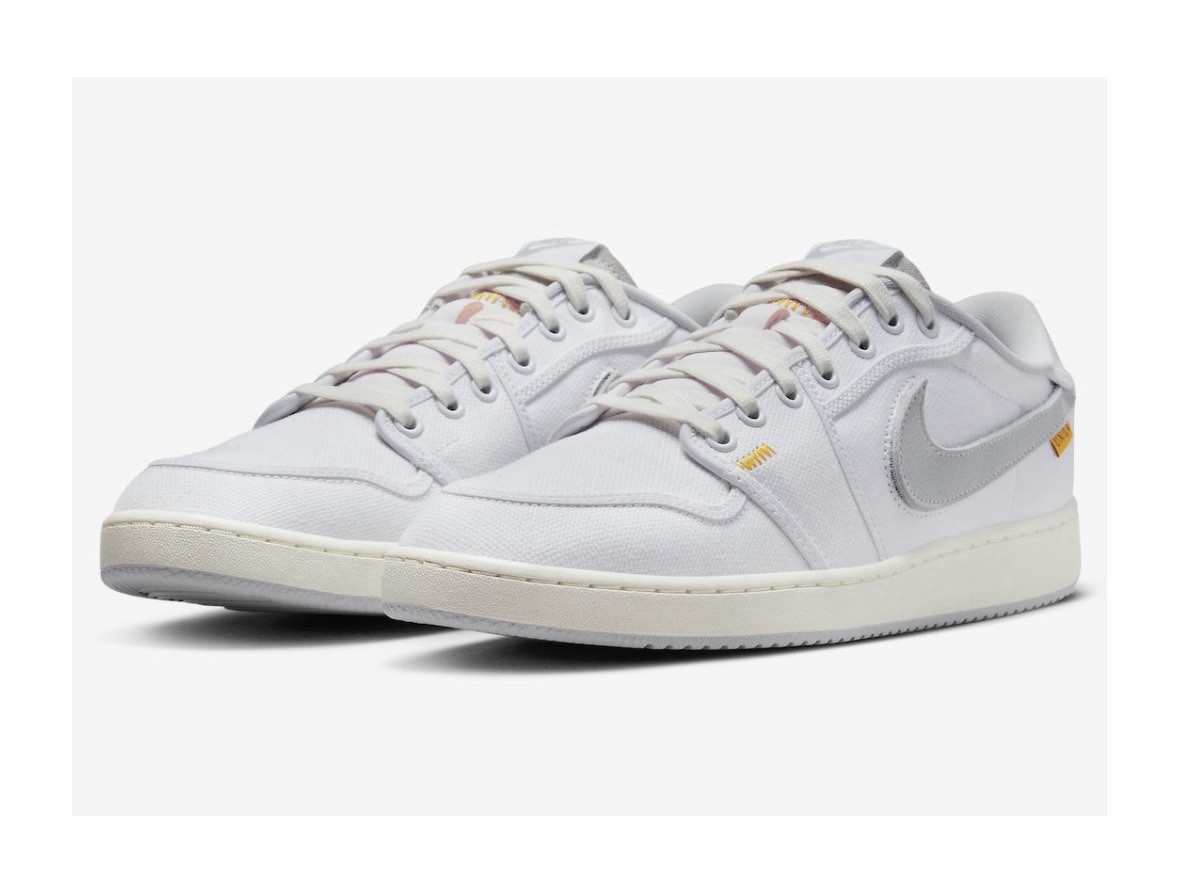 Nike x Union Jordan 1 AJKO Low Sail White Canvas US8.5 Brand New