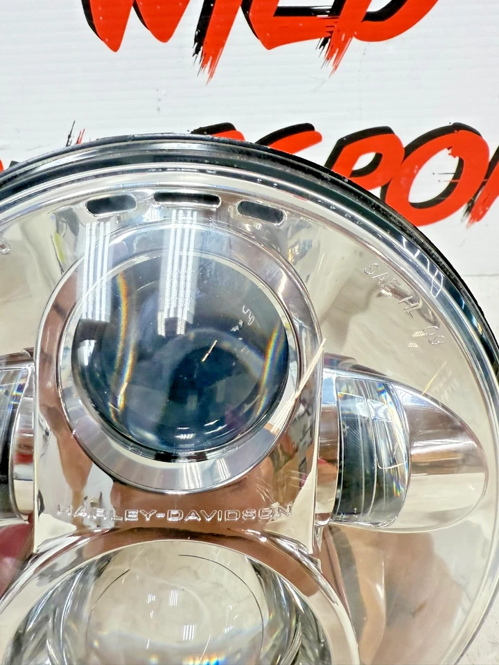 Harley Softail Deluxe 2008 OEM Daymaker faro bombilla lente LED 7" Foto 4 de 4