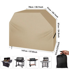 Grill Cover BBQ Outdoor Grill Covers Charcoal Gas Grills Waterproof Rip-Proof We