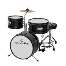 SOUNDSATION JDK313-BK Junior Batteria acustica per bambini da 3 fusti nera