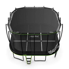 JumpFlex MEGA 19' Trampoline Outdoor Jumping Play Set w/ SMARTSHADE Canopy Cover