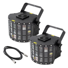 2x Kam Derby 8 LED Laser Light Inc. Free DMX Lead