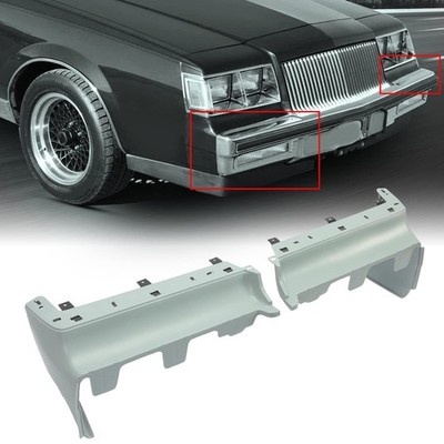 ECOTRIC Front Bumper Filler Set Compatible with 1984-1987 Buick Regal All 2 Door