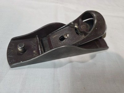 Vintage Stanley No. 220 Block Plane Made in USA Woodworking Tool   Missing Front