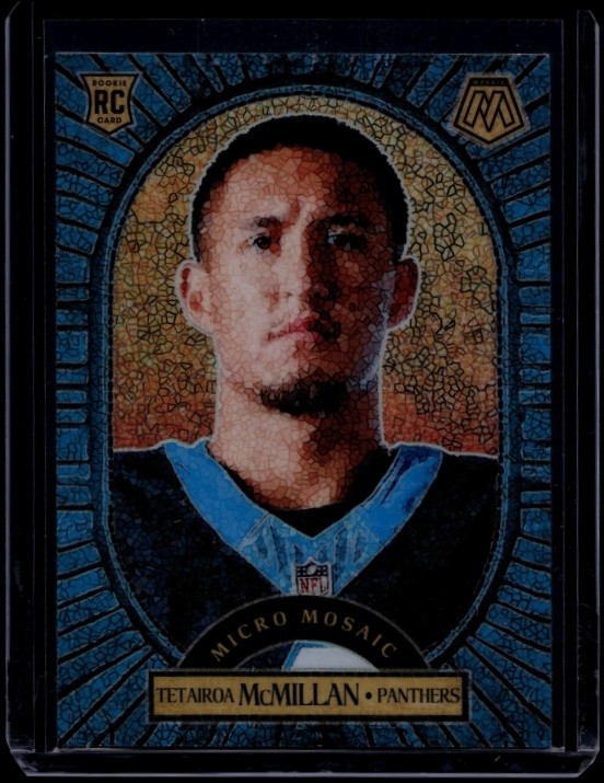 2025 Panini Mosaic Football Tetairoa McMillan #23 RC Rookie Micro Mosaic