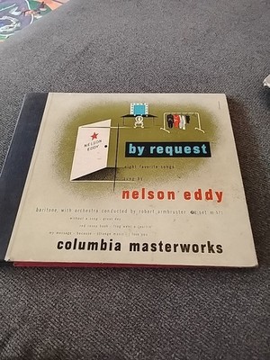 10'' 78 RPM 4 Record Set-Nelson Eddy By Request Eight Favorite Songs/M-571