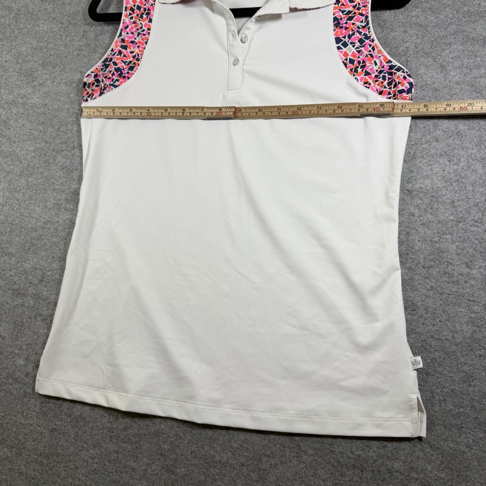 Lady Hagen Golf Polo Shirt Womens S White Sleeveless Stretch Wicking Tennis thumbnail 6