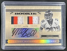 2006 National Treasures Mike Bell Jersey Gold Auto #/30 Broncos