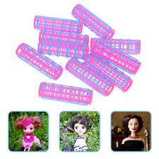 10 Pcs Mini Doll Hair Rollers Plastic Curlers For Doll Hair Dressing