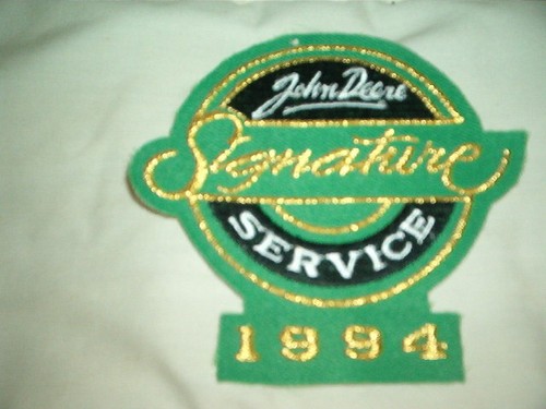 SET OF 6 JOHN DEERE 1994 1995 SIGNATURE DEALER PATCHES PARTS SALES SERVICE - Picture 6 of 7
