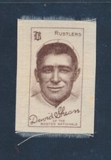 1911 S74-1 White Silks: DAVID SHEAN Boston Rustlers ~ VG-EX