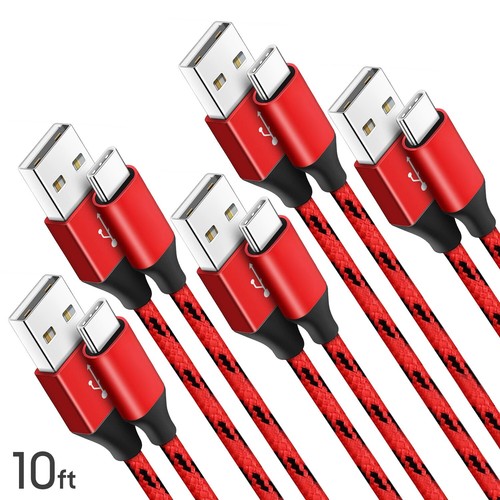 5 Pack Fast Charging Type C USB-C Cable For iPhone 16 15 Pro Max /Galaxy S24 S23 - Picture 12 of 12
