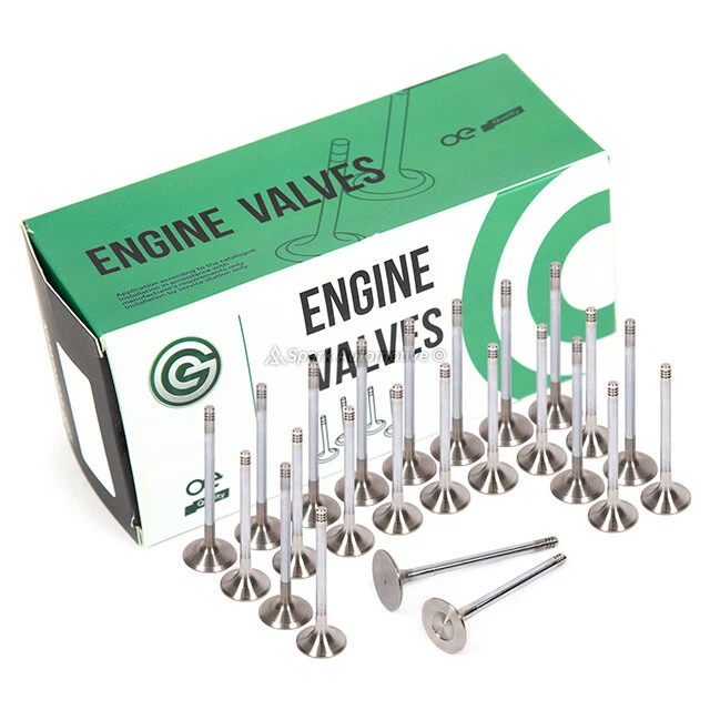 Válvulas de escape de admisión aptas para 95-04 Cadillac Catela CTS Saturn L300 LS2 LW2 Saab 3.0 Foto 2 de 4