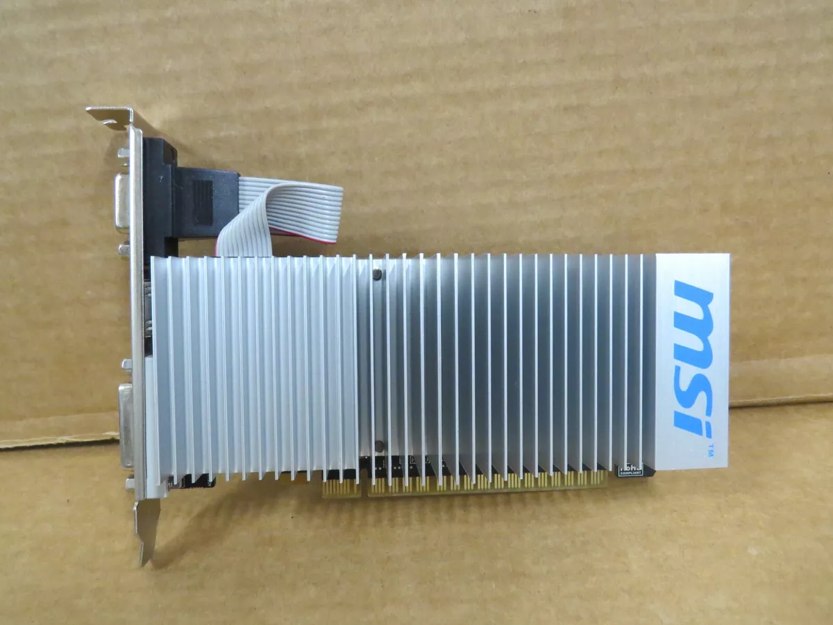MSI NVIDIA GeForce 8400 GS 1GB Graphics Video Cards N8400GS MD1GD3H LP
