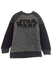 Star Wars Boys Gray Super Soft Sweatshirt Plush Sweater Pullover
