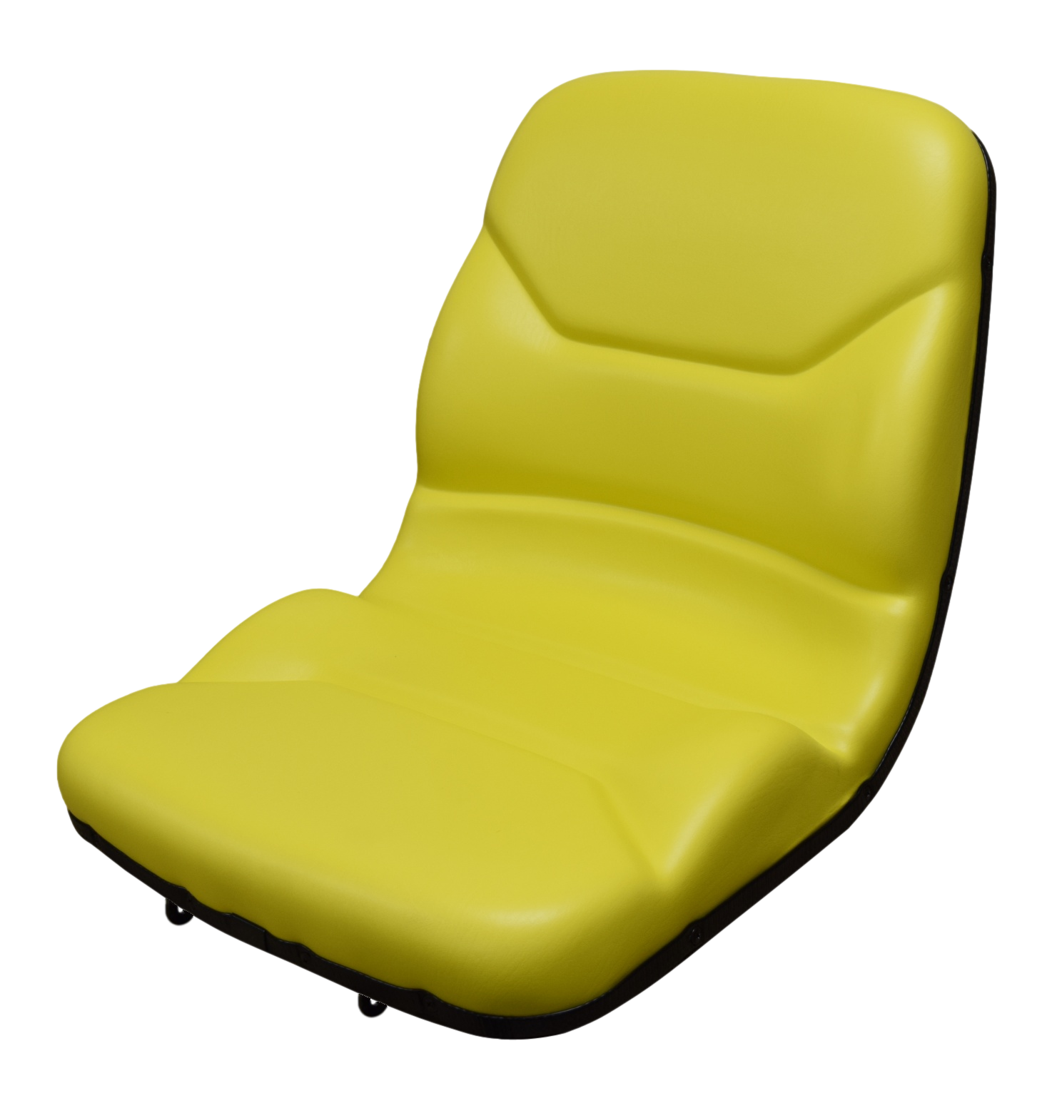 John Deere Lawn Mower Seat w/ Steel Pan Yellow 335 345 415 425 445 455 F710 F725 eBay
