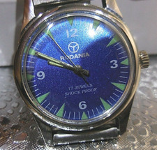 RODANIA SUISSE MIXTE MECANIQUE,17RUBIS, ANNEES 70, PARFAIT ETAT & FONCTIONS