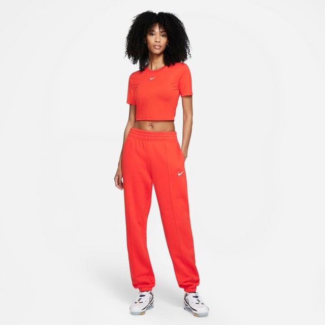 Nike Women's Sportswear Essential Collection Fleece Pants BV4089 Red - Large for sale online | eBay