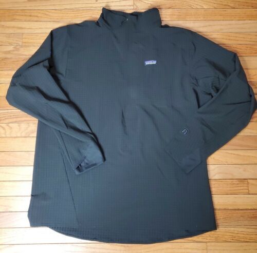 Patagonia MARS R1 Flash Pullover Mens Large Grey Jacket Patagonia MARS R1 Flash Pullover Mens Large Grey Jacket