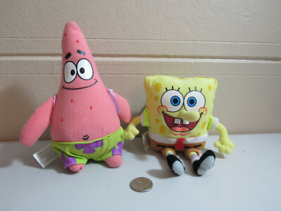 SpongeBob Patrick Star Backpack Book Plush Soft Toys Doll 2003 Book Works Simon | eBay