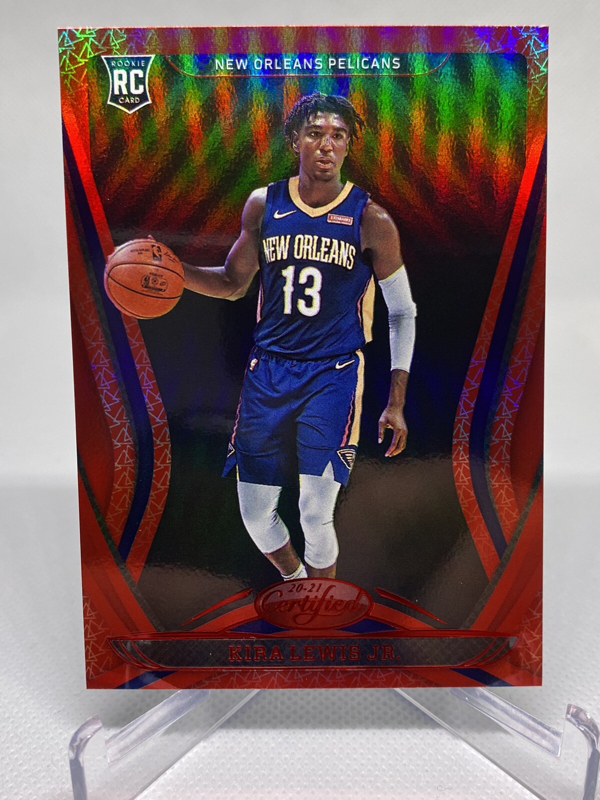 2020-21 Certified Mirror Red #188 Kira Lewis Jr.