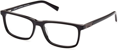 Timberland TB1775 001 Shiny Black Plastic Optical Eyeglasses Frame 55-16-145 RX