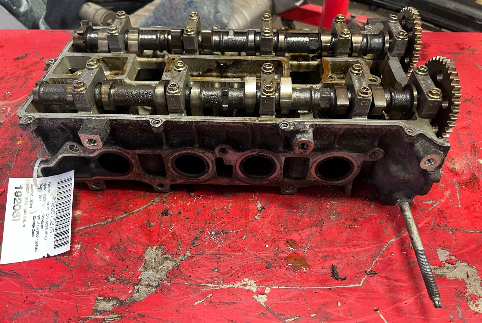 2015 2018 Ford Focus Cylinder Head w/ Cams 2.0L w/o Turbo OEM